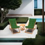 Hanah Home Conjunto de Mesa y Sillas de Jardín My005 - Verde